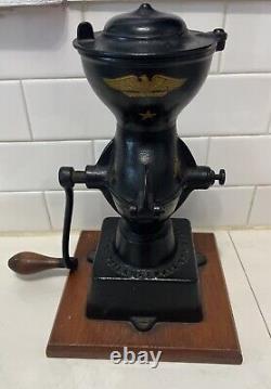 Antique ENTERPRISE EARLY No. 1 COFFEE MILL GRINDER EXCELLENT Condition