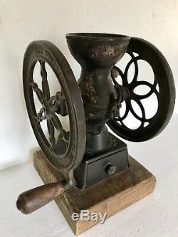 Antique ENTERPRISE & L. F. & C. COFFEE GRINDER MILL Orig Paint PARTS REPAIR