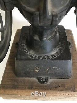 Antique ENTERPRISE & L. F. & C. COFFEE GRINDER MILL Orig Paint PARTS REPAIR