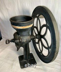 Antique ENTERPRISE Mfg Co # 60 GRIST MILL Coffee Wheat Corn Grain GRINDER 23403