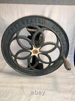 Antique ENTERPRISE Mfg Co # 60 GRIST MILL Coffee Wheat Corn Grain GRINDER 23403