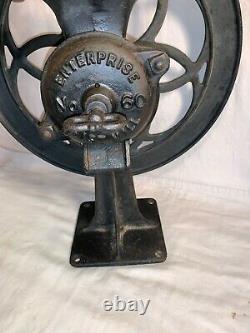 Antique ENTERPRISE Mfg Co # 60 GRIST MILL Coffee Wheat Corn Grain GRINDER 23403