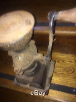 Antique ENTERPRISE No. 1 Cast Iron Coffee Grinder Mill