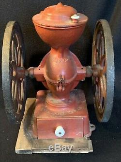 Antique ENTERPRISE No 3 Coffee Grinder Mill 1873 Working Condition