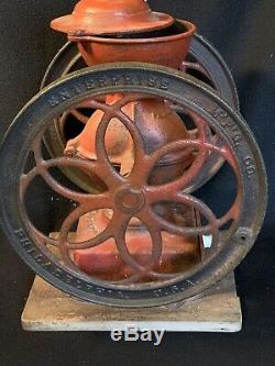 Antique ENTERPRISE No 3 Coffee Grinder Mill 1873 Working Condition