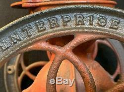 Antique ENTERPRISE No 3 Coffee Grinder Mill 1873 Working Condition