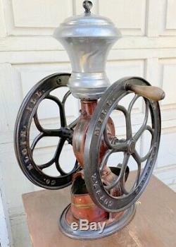 Antique Elgin National Coffee Mill Grinder Woodruff & Edwards