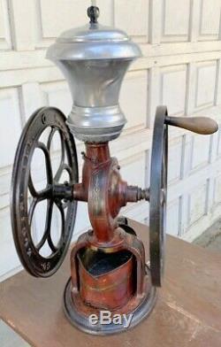 Antique Elgin National Coffee Mill Grinder Woodruff & Edwards