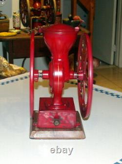 Antique Elgin The Little National 2 Wheel Coffee / Spice Grinder MILL