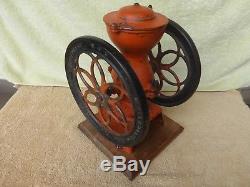 Antique Enterprise #2 Coffee Grinder Mill with 8 3/4 Wheels All Original
