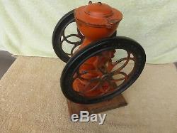 Antique Enterprise #2 Coffee Grinder Mill with 8 3/4 Wheels All Original