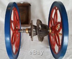 Antique Enterprise # 6 Coffee Grinder MILL Double Crank Balance Wheel