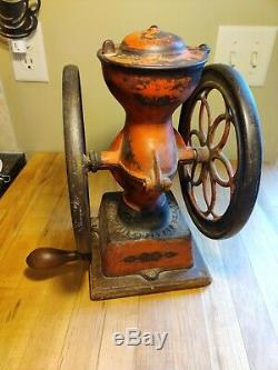 Antique Enterprise Cast Iron 12 Coffee Grinder Mill No. 2 Pat 1873 Award Winner