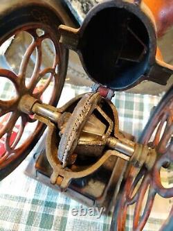 Antique Enterprise Cast Iron 12 Coffee Grinder Mill No. 2 Pat 1873 Award Winner
