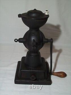 Antique Enterprise Cast Iron Hand Crank Coffee Grinder Swift Mill