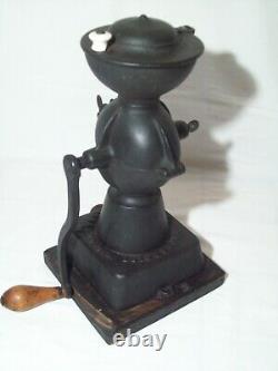 Antique Enterprise Cast Iron Hand Crank Coffee Grinder Swift Mill