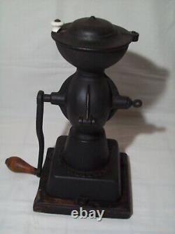 Antique Enterprise Cast Iron Hand Crank Coffee Grinder Swift Mill