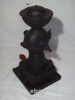 Antique Enterprise Cast Iron Hand Crank Coffee Grinder Swift Mill