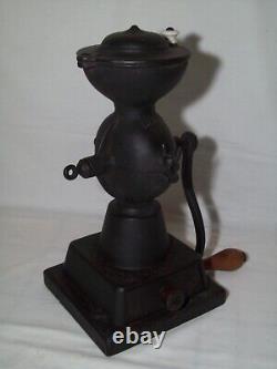 Antique Enterprise Cast Iron Hand Crank Coffee Grinder Swift Mill