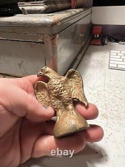 Antique Enterprise Coffee Grinder Mill Cast Iron Eagle Bird Finial Topper Part