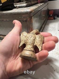 Antique Enterprise Coffee Grinder Mill Cast Iron Eagle Bird Finial Topper Part