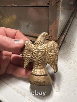 Antique Enterprise Coffee Grinder Mill Cast Iron Eagle Bird Finial Topper Part