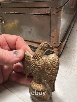 Antique Enterprise Coffee Grinder Mill Cast Iron Eagle Bird Finial Topper Part