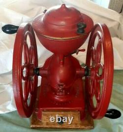 Antique Enterprise Coffee Grinder Rare No. 5, Philadelphia, Heavy, Pat. 1898