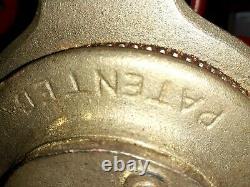 Antique Enterprise Coffee Grinder Rare No. 5, Philadelphia, Heavy, Pat. 1898