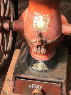 Antique Enterprise MFG Co. No. 2 Coffee Grinder PAT. D Dec. 9 1873 Original Paint