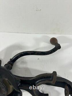 Antique Enterprise Mfg Co. #0 Phila USA Coffee Mill Grinder Clamp Cast Iron TJ