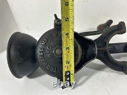 Antique Enterprise Mfg Co. #0 Phila USA Coffee Mill Grinder Clamp Cast Iron TJ