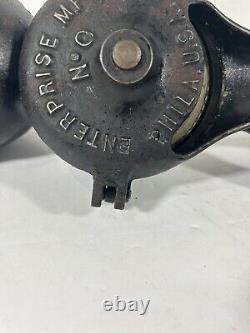 Antique Enterprise Mfg Co. #0 Phila USA Coffee Mill Grinder Clamp Cast Iron TJ