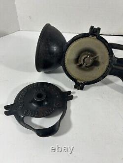 Antique Enterprise Mfg Co. #0 Phila USA Coffee Mill Grinder Clamp Cast Iron TJ