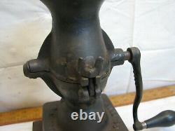 Antique Enterprise Mfg Co Cast Iron Coffee Grinder Mill 1873 Pat #1 type Tole