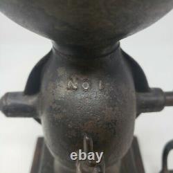 Antique Enterprise Mfg Co Cast Iron Coffee Grinder Mill Oct 1873 Pat No 1