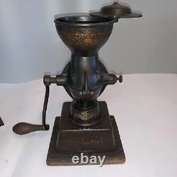 Antique Enterprise Mfg. Co. Cast Iron No. 1 Coffee Mill Grinder Philadelphia USA