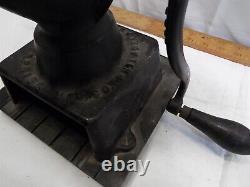 Antique Enterprise Mfg Co No. 1 Size Cast Iron Coffee Grinder Mill Phila PA