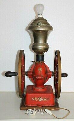 Antique Enterprise Mfg. Doble Wheel. Coffee Grinder Mill Philadelphia. Nº 6 or 8