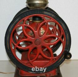 Antique Enterprise Mfg. Doble Wheel. Coffee Grinder Mill Philadelphia. Nº 6 or 8