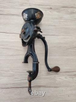 Antique Enterprise No. 0 Table Mount Cast Iron Coffee Grinder
