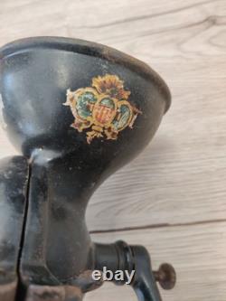 Antique Enterprise No. 0 Table Mount Cast Iron Coffee Grinder