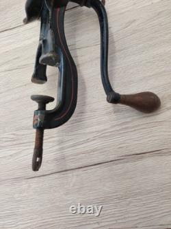Antique Enterprise No. 0 Table Mount Cast Iron Coffee Grinder