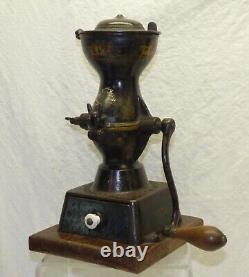 Antique Enterprise No. 1 Cast Iron Coffee Mill Grinder Early Black Country Store