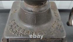 Antique Enterprise No. 1 Cast Iron Coffee Mill Grinder Early Black Country Store