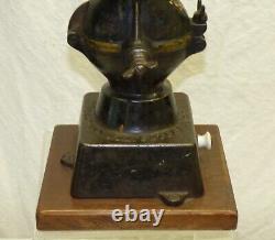 Antique Enterprise No. 1 Cast Iron Coffee Mill Grinder Early Black Country Store