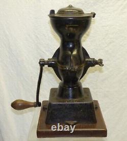 Antique Enterprise No. 1 Cast Iron Coffee Mill Grinder Early Black Country Store