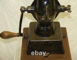 Antique Enterprise No. 1 Cast Iron Coffee Mill Grinder Early Black Country Store