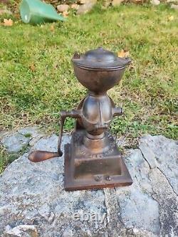 Antique Enterprise No. 1 Cast Iron Coffee Mill Grinder Early Black Country Store