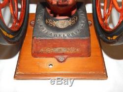 Antique Enterprise No. 2 Cast Iron Coffee Grinder. (12 1/2 Tall) Free Shipping